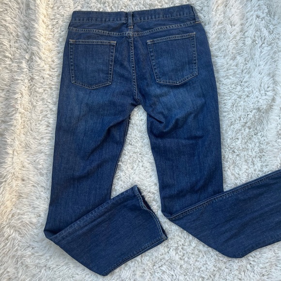 J. Crew Matchstick Slim Straight Leg Jeans Blue Mid Rise Medium Wash Size 29 EUC - Picture 3 of 4